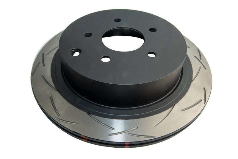 DBA 03-06 Infiniti FX35 Rear Slotted 4000 Series Rotor - Side View