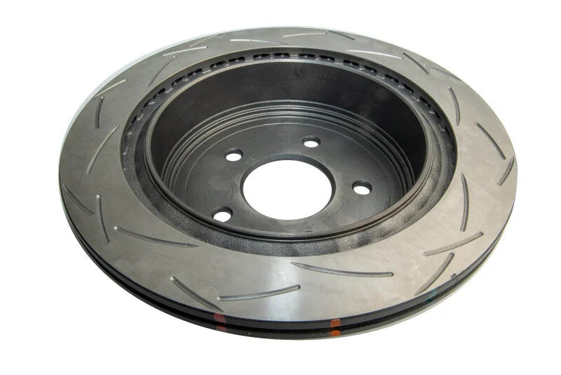 DBA 03-06 Infiniti FX35 Rear Slotted 4000 Series Rotor - Back View