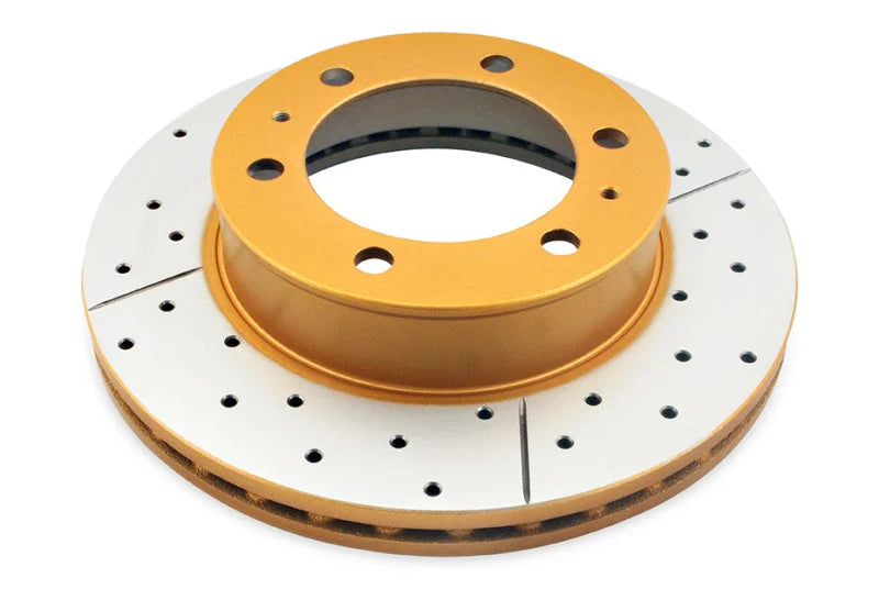 DBA 03-06 Lexus ES300 Front Street Series Drilled & Slotted Rotor - Side View