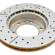 Load image into Gallery viewer, DBA 03-06 Lexus ES300 Front Street Series Drilled &amp; Slotted Rotor - Back View