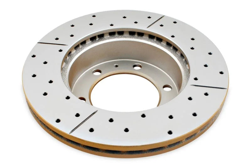DBA 03-06 Lexus ES300 Front Street Series Drilled & Slotted Rotor - Back View
