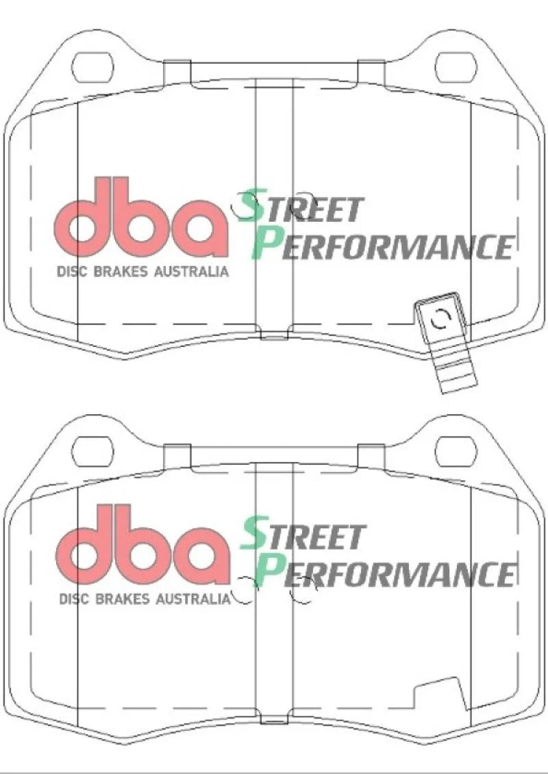 DBA 03-07 G35 w/ Brembo SP500 Front Brake Pads - Additional View 12