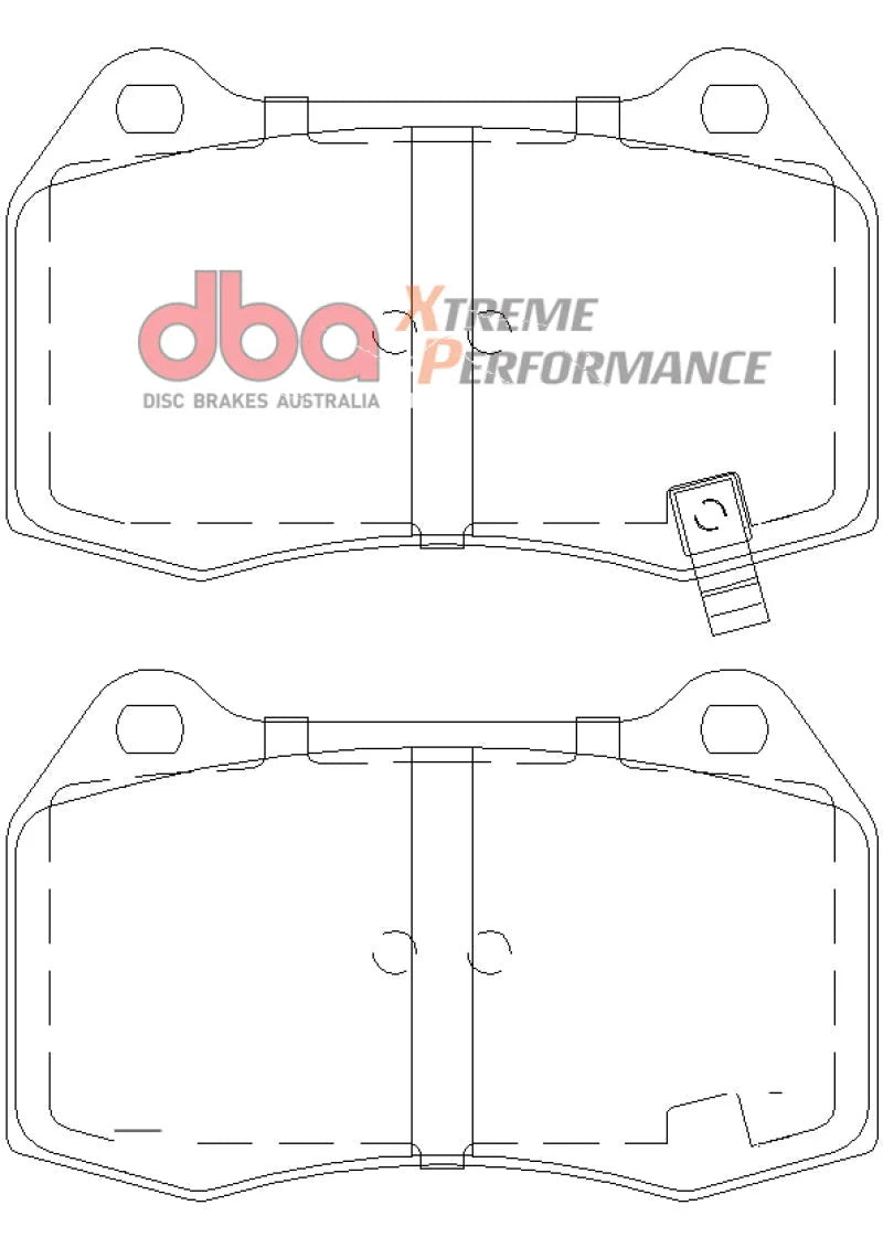 DBA 03-07 G35 w/ Brembo XP650 Front Brake Pads - Additional View 7