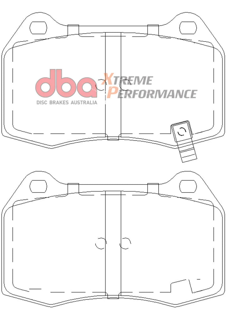 DBA 03-07 G35 w/ Brembo XP650 Front Brake Pads - Additional View 7