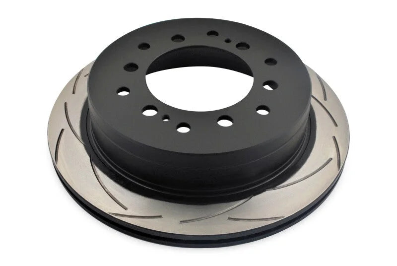DBA 03-09 Toyota 4Runner Rear Slotted Street Series Rotor - Side View
