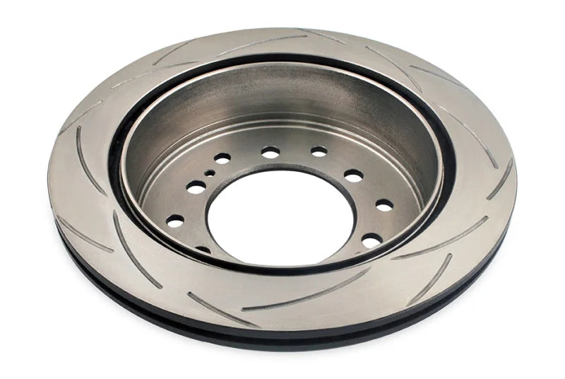DBA 03-09 Toyota 4Runner Rear Slotted Street Series Rotor - Back View