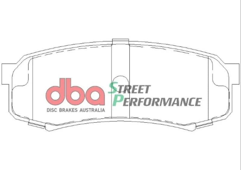 DBA 03-09 Toyota 4Runner SP500 Rear Brake Pads - Additional View 6