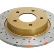 Load image into Gallery viewer, DBA 04-05 Mazda 3 2.3L / 06+ MazdaSpeed3 Rear Drilled &amp; Slotted 4000 Series Rotor - Main Product View
