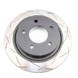 Load image into Gallery viewer, DBA 04-05 Mazda 3 2.3L / 06+ MazdaSpeed3 Rear Slotted 4000 Series Rotor - Side View
