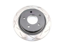 Load image into Gallery viewer, DBA 04-05 Mazda 3 2.3L / 06+ MazdaSpeed3 Rear Slotted 4000 Series Rotor - Side View