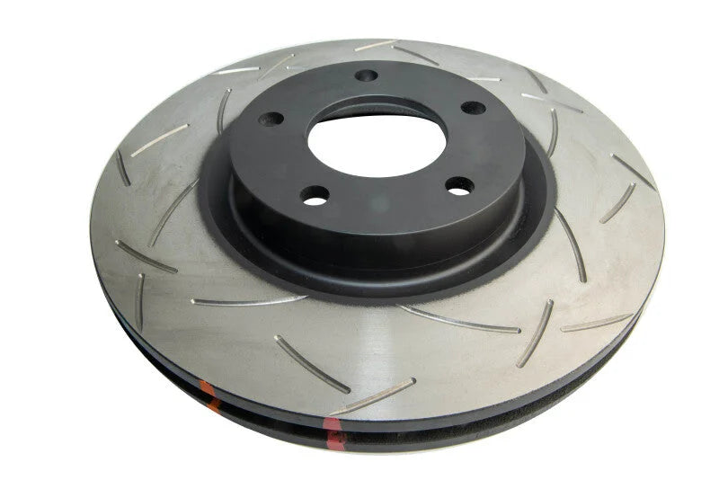 DBA 04-05 Mazda 3 2.3L (exc. MazdaSpeed) Front Slotted 4000 Series Rotor - Side View