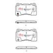 Load image into Gallery viewer, DBA 04-08 Acura TL (w/Brembo Front Caliper) Front SSEV Street Series Brake Pads - Additional View 6