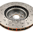 Load image into Gallery viewer, DBA 04-12 Subaru STi/2017 BRZ w/Perf. Pkg. 10 Stud Hole Front Drilled &amp; Slotted 4000 Series Rotor - Side View