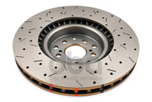Load image into Gallery viewer, DBA 04-12 Subaru STi/2017 BRZ w/Perf. Pkg. 10 Stud Hole Front Drilled &amp; Slotted 4000 Series Rotor - Side View