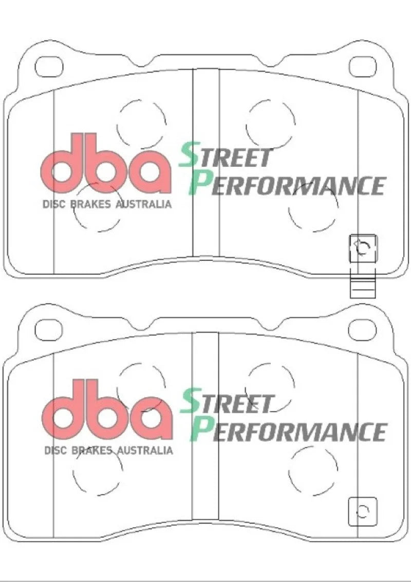 DBA 04-14 Subaru Impreza WRX STI SP500 Front Brake Pads - Additional View 11