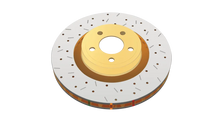 Load image into Gallery viewer, DBA 04-17 Subaru WRX STi Rear Crossdrilled &amp; Slotted 4000 XS Series Rotor - Back View