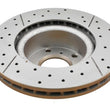 Load image into Gallery viewer, DBA 04 Pontiac GTO Front Drilled &amp; Slotted Street Series Rotor - Back View