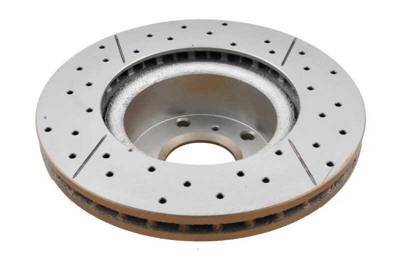 DBA 04 Pontiac GTO Front Drilled & Slotted Street Series Rotor - Back View
