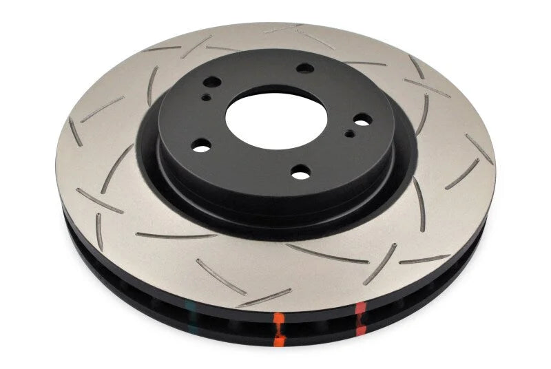 DBA 04/89-01/95 Nissan Skyline R32 GT-R 2.6L Twin Turbo Front Slotted 4000 Series Rotor - Back View