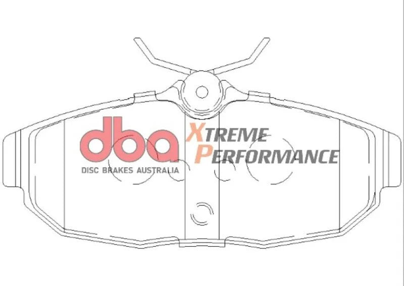 DBA 05-07 Ford Mustang GT / V6 XP650 Rear Brake Pads - Additional View 5