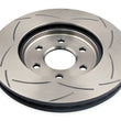Load image into Gallery viewer, DBA 05-07 Nissan Frontier / 06-10 Pathfinder Front Slotted Street Series Rotor - Back View