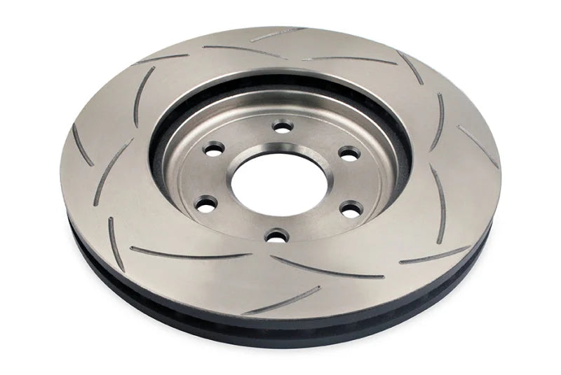 DBA 05-07 Nissan Frontier / 06-10 Pathfinder Front Slotted Street Series Rotor - Back View