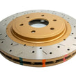 Load image into Gallery viewer, DBA 05-07 Nissan Frontier 4.0L 2WD/4WD Front Drilled &amp; Slotted 4000 Series Rotor - Side View