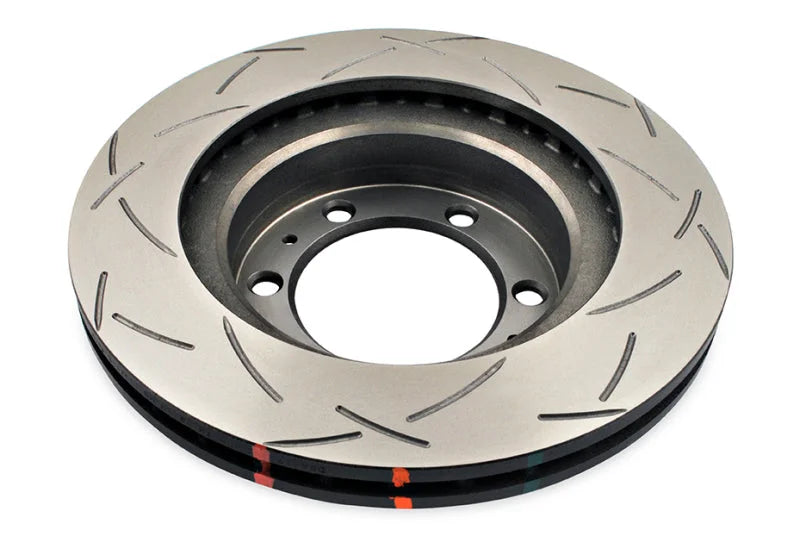 DBA 05-07 Toyota Tacoma (6 lugs) / 06+ Lexus GX470 Front Slotted 4000 Series Rotor - Side View