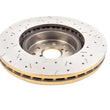 Load image into Gallery viewer, DBA 05-08 Subaru Legacy GT Front Drilled &amp; Slotted 4000 Series Rotor - Side View