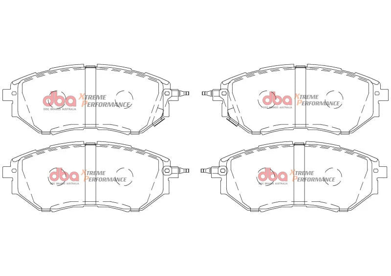 DBA 05-08 Subaru Legacy XP650 Front Brake Pads - Additional View 8