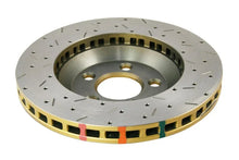 Load image into Gallery viewer, DBA 05-10 Mustang GT/ 11+ V6 Front Drilled &amp; Slotted 4000 Series Rotor - Back View