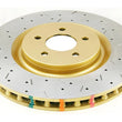 Load image into Gallery viewer, DBA 05-10 Mustang GT V8 Shelby Edition Front Drilled &amp; Slotted 4000 Series Rotor - Side View