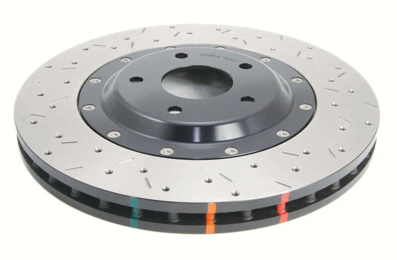 DBA 05-12 Corvette C6 w/Z06 pkg Front Drilled & Slotted 5000 Series 2 Pc Rotor w/ Black Ha - Main Product View