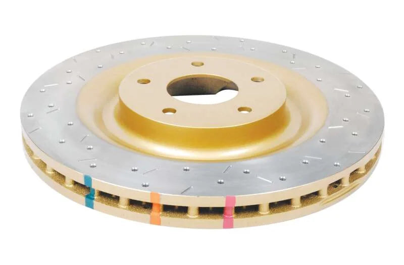 DBA 05-12 Corvette C6 w/Z06 pkg Front Drilled & Slotted 4000 Series Rotor - Side View