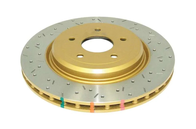DBA 05-12 Corvette C6 w/Z06 pkg Rear Drilled & Slotted 4000 Series Rotor - Side View