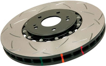 Load image into Gallery viewer, DBA 05-12 Corvette C6 w/Z51 pkg Front Slotted 5000 Series 2 Piece Rotor Assembled w/ Black Hat - Main Product View