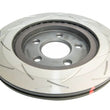 Load image into Gallery viewer, DBA 05-13 Ford Mustang GT/V6 Rear Slotted 4000 Series Rotor - Side View