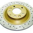 Load image into Gallery viewer, DBA 05+ Mazda MazdaSpeed6 / 05+ MX6 Rear Drilled &amp; Slotted 4000 Series Rotor - Main Product View