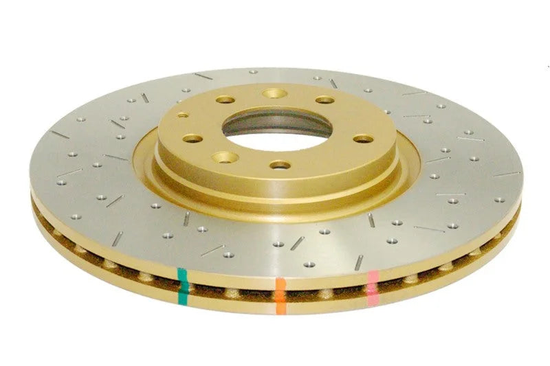DBA 05+ MazdaSpeed6 / 05+ MX-6 Front Drilled & Slotted 4000 Series Rotor - Main Product View