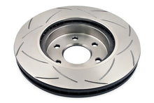Load image into Gallery viewer, DBA 05+ Nissan Navara Front Slotted Street Series Rotor - Back View