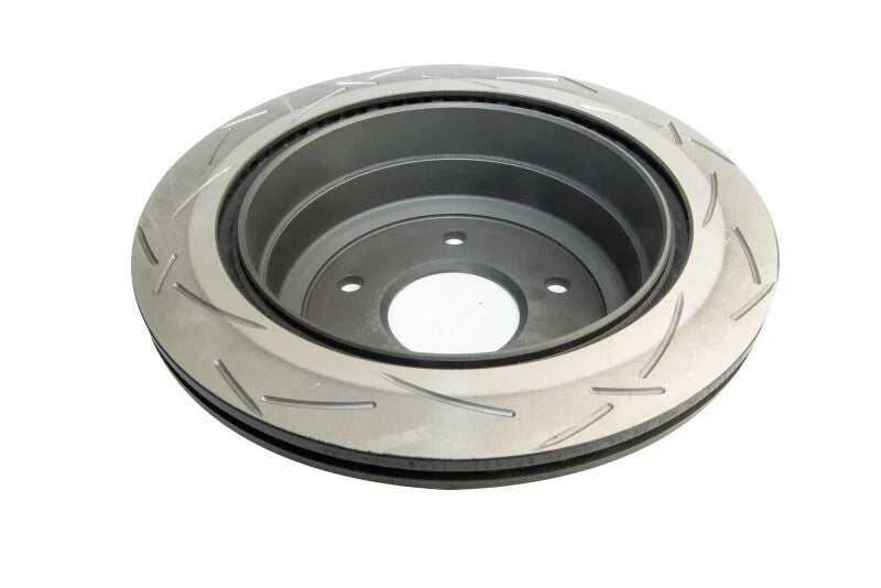 DBA 05 Pontiac GTO Rear Slotted 4000 Series Rotor - Side View