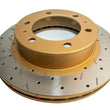 Load image into Gallery viewer, DBA 05+ Toyota 4-Runner KUN/GGN/TGN Front Drilled and Slotted 4000 Series Rotor - Main Product View