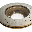 Load image into Gallery viewer, DBA 05+ Toyota 4-Runner KUN/GGN/TGN Front Drilled and Slotted 4000 Series Rotor - Back View