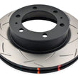 Load image into Gallery viewer, DBA 05+ Toyota 4-Runner KUN/GGN/TGN Front Slotted 4000 Series Rotor - Side View
