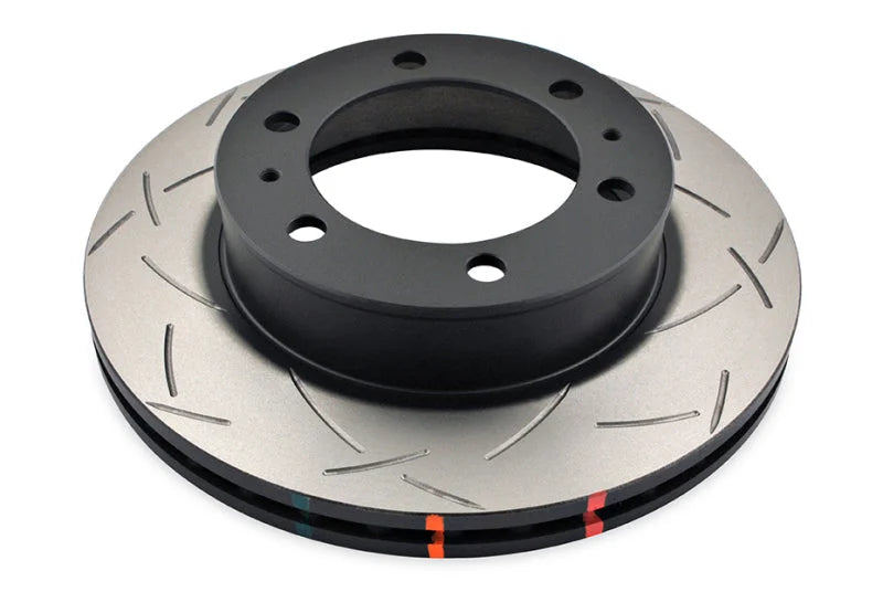 DBA 05+ Toyota 4-Runner KUN/GGN/TGN Front Slotted 4000 Series Rotor - Side View
