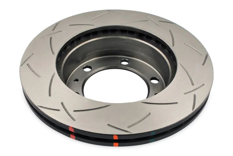 DBA 05+ Toyota 4-Runner KUN/GGN/TGN Front Slotted 4000 Series Rotor - Back View