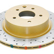 Load image into Gallery viewer, DBA 06-07 350Z / 05-07 G35 / 06-07 G35X Rear Drilled &amp; Slotted 4000 Series Rotor - Side View