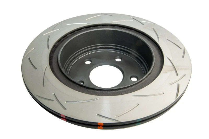 DBA 06-07 350Z / 05-07 G35 / 06-07 G35X Rear Slotted 4000 Series Rotor - Back View