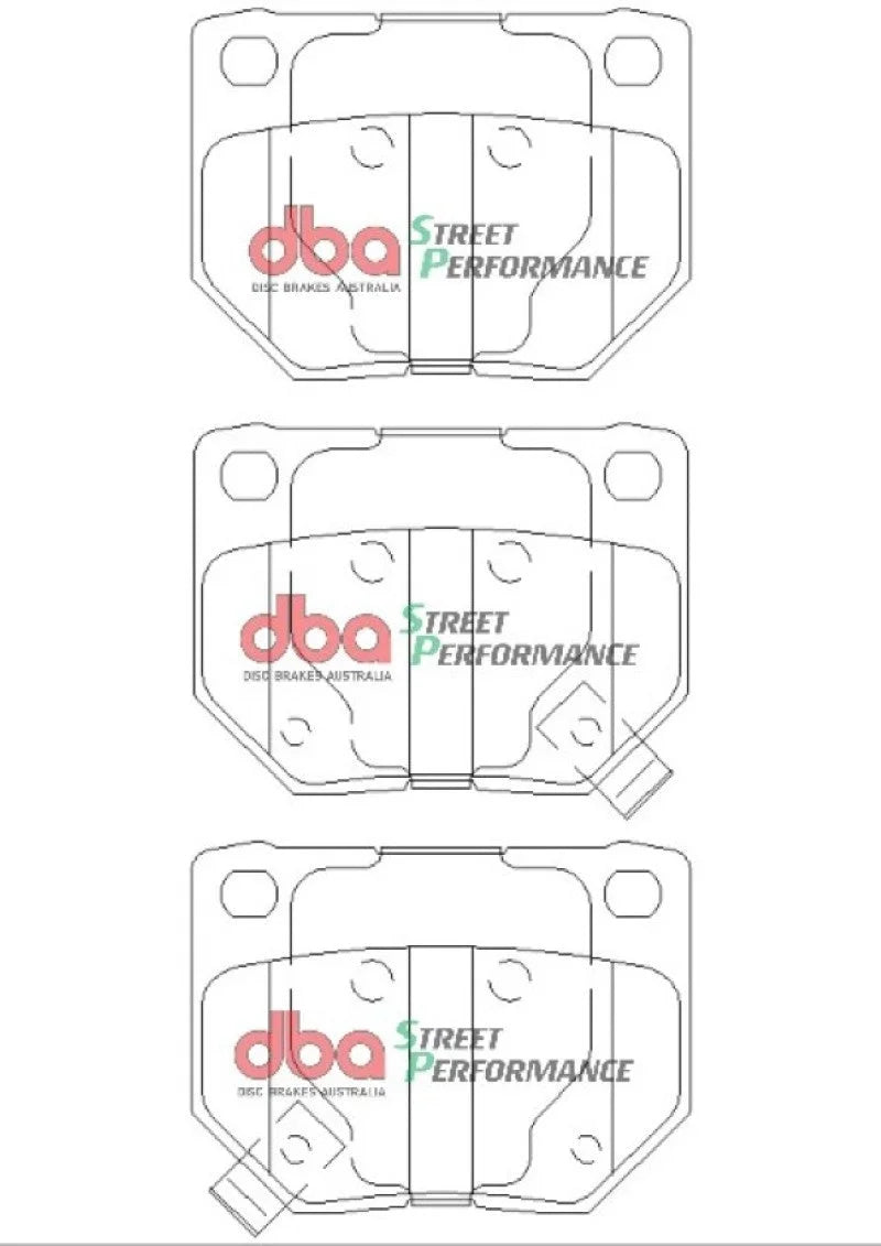 DBA 06-07 Subaru WRX SP500 Rear Brake Pads - Additional View 10