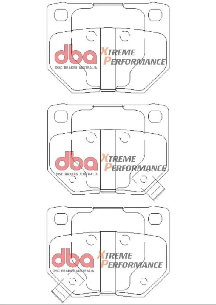 DBA 06-07 Subaru WRX XP650 Rear Brake Pads - Additional View 7